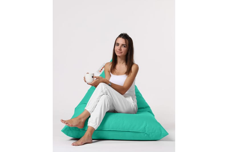 Sittsäck Utomhus Toya 90 cm - Turkos - Utemöbler & utemiljö - Utestol & trädgårdsstol - Sittsäckar utomhus