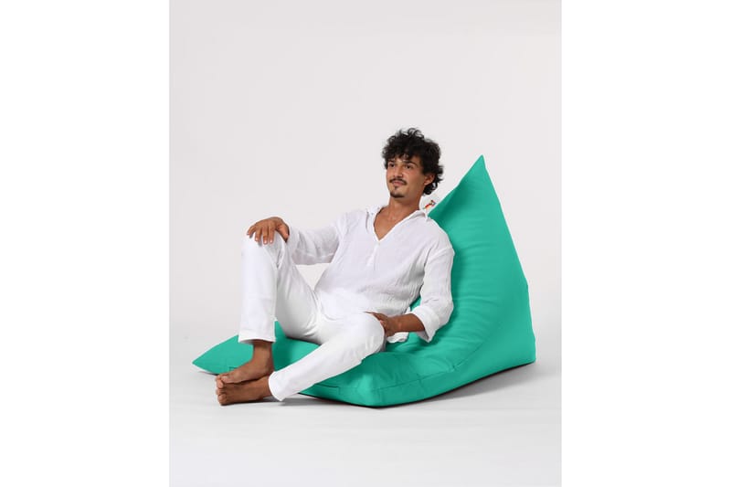 Sittsäck Utomhus Toya 90 cm - Turkos - Utemöbler & utemiljö - Utestol & trädgårdsstol - Sittsäckar utomhus