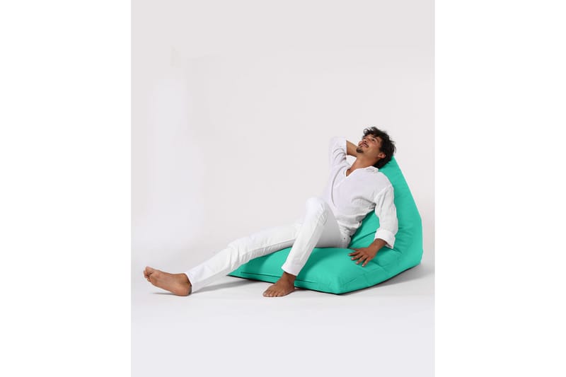 Sittsäck Utomhus Toya 90 cm - Turkos - Utemöbler & utemiljö - Utestol & trädgårdsstol - Sittsäckar utomhus
