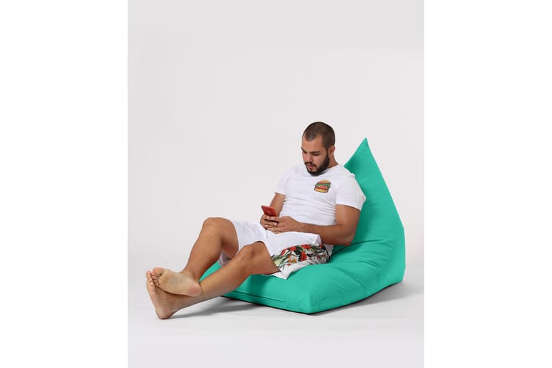 Sittsäck Utomhus Toya 90 cm - Turkos - Utemöbler & utemiljö - Utestol & trädgårdsstol - Sittsäckar utomhus