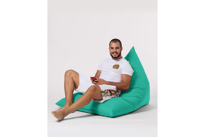 Sittsäck Utomhus Toya 90 cm - Turkos - Utemöbler & utemiljö - Utestol & trädgårdsstol - Sittsäckar utomhus