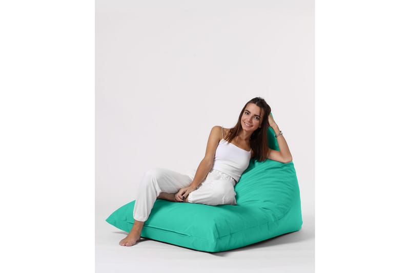 Sittsäck Utomhus Toya 90 cm - Turkos - Utemöbler & utemiljö - Utestol & trädgårdsstol - Sittsäckar utomhus