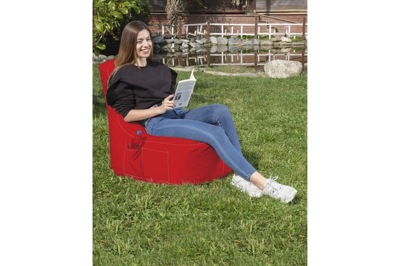 Sittsäck Utomhus Vikki 70 cm - Röd - Utemöbler & utemiljö - Utestol & trädgårdsstol - Sittsäckar utomhus