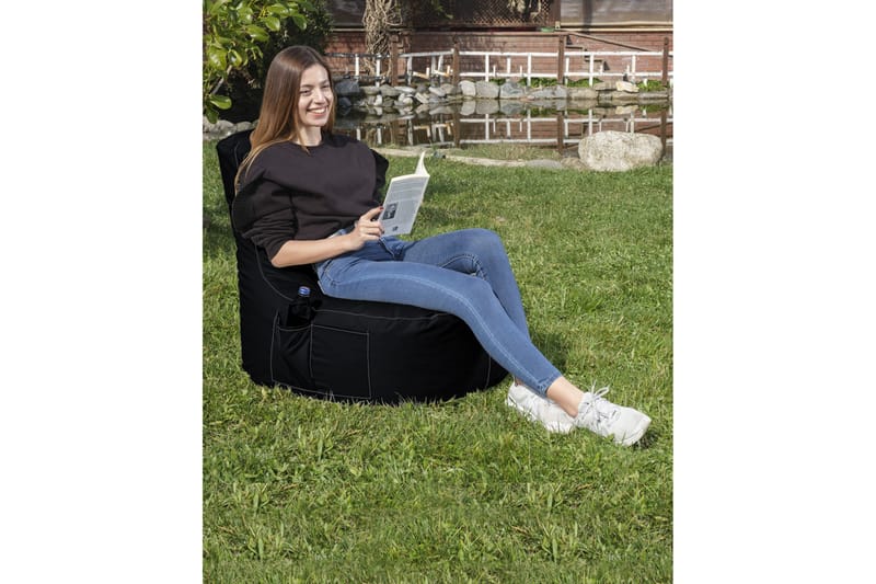Sittsäck Utomhus Vikki 70 cm - Svart - Utemöbler & utemiljö - Utestol & trädgårdsstol - Sittsäckar utomhus