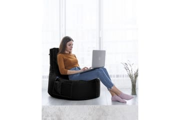 Sittsäck Utomhus Vikki 70 cm - Svart - Utemöbler & utemiljö - Utestol & trädgårdsstol - Sittsäckar utomhus