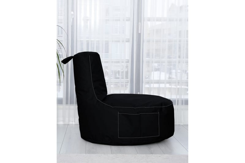 Sittsäck Utomhus Vikki 70 cm Svart - Utemöbler & utemiljö - Utestol & trädgårdsstol - Sittsäckar utomhus