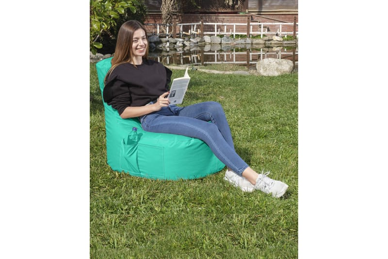 Sittsäck Utomhus Vikki 70 cm - Turkos - Utemöbler & utemiljö - Utestol & trädgårdsstol - Sitts�äckar utomhus