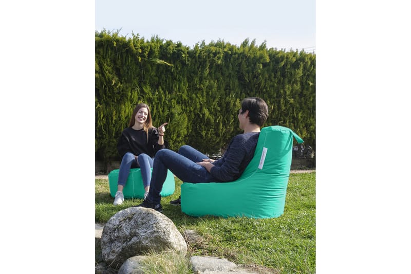 Sittsäck Utomhus Vikki 70 cm - Turkos - Utemöbler & utemiljö - Utestol & trädgårdsstol - Sittsäckar utomhus