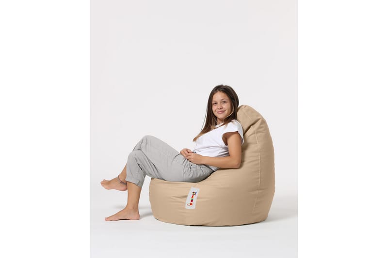 Sittsäck Utomhus Vinna 80 cm - Beige - Utemöbler & utemiljö - Utestol & trädgårdsstol - Sittsäckar utomhus