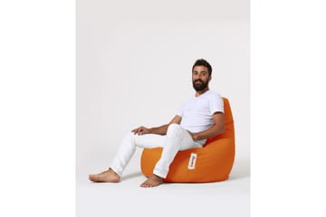 Sittsäck Utomhus Vinna 80 cm - Orange - Utemöbler & utemiljö - Utestol & trädgårdsstol - Sittsäckar utomhus