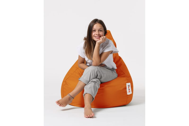 Sittsäck Utomhus Vinna 80 cm - Orange - Utemöbler & utemiljö - Utestol & trädgårdsstol - Sittsäckar utomhus