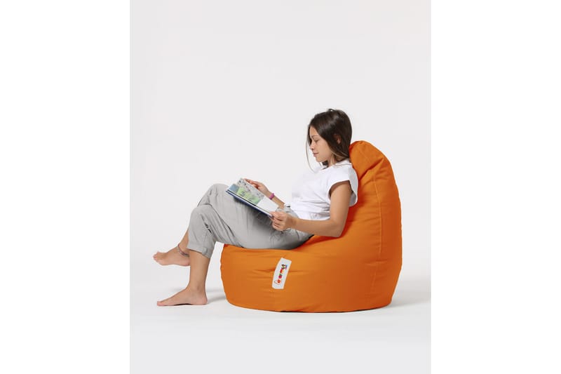 Sittsäck Utomhus Vinna 80 cm - Orange - Utemöbler & utemiljö - Utestol & trädgårdsstol - Sittsäckar utomhus