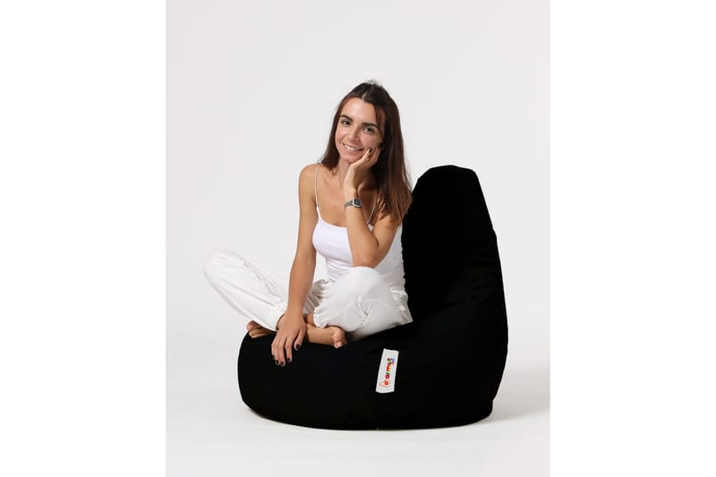 Sittsäck Utomhus Vinna 80 cm - Svart - Utemöbler & utemiljö - Utestol & trädgårdsstol - Sittsäckar utomhus