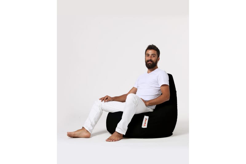 Sittsäck Utomhus Vinna 80 cm - Svart - Utemöbler & utemiljö - Utestol & trädgårdsstol - Sittsäckar utomhus