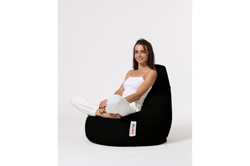Sittsäck Utomhus Vinna 80 cm - Svart - Utemöbler & utemiljö - Utestol & trädgårdsstol - Sittsäckar utomhus