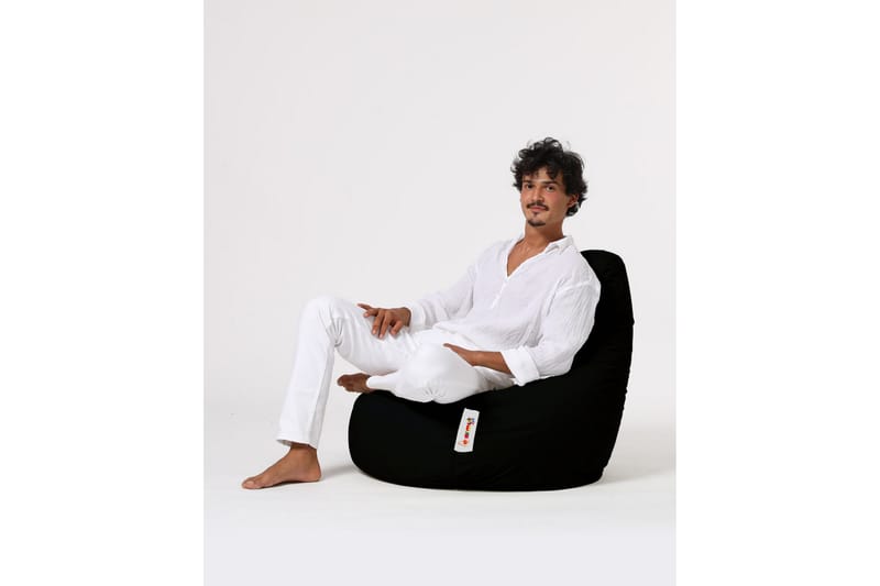 Sittsäck Utomhus Vinna 80 cm - Svart - Utemöbler & utemiljö - Utestol & trädgårdsstol - Sittsäckar utomhus
