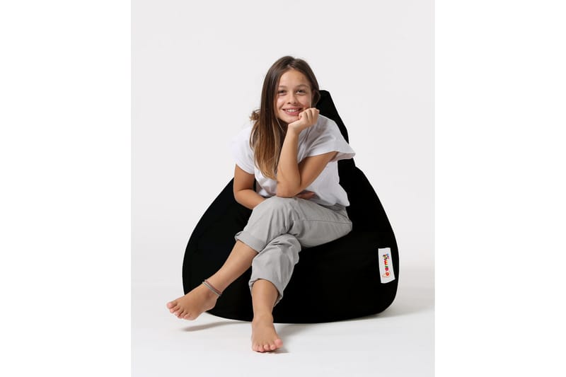 Sittsäck Utomhus Vinna 80 cm - Svart - Sittsäckar utomhus