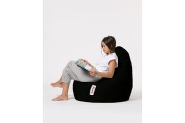Sittsäck Utomhus Vinna 80 cm - Svart - Utemöbler & utemiljö - Utestol & trädgårdsstol - Sittsäckar utomhus