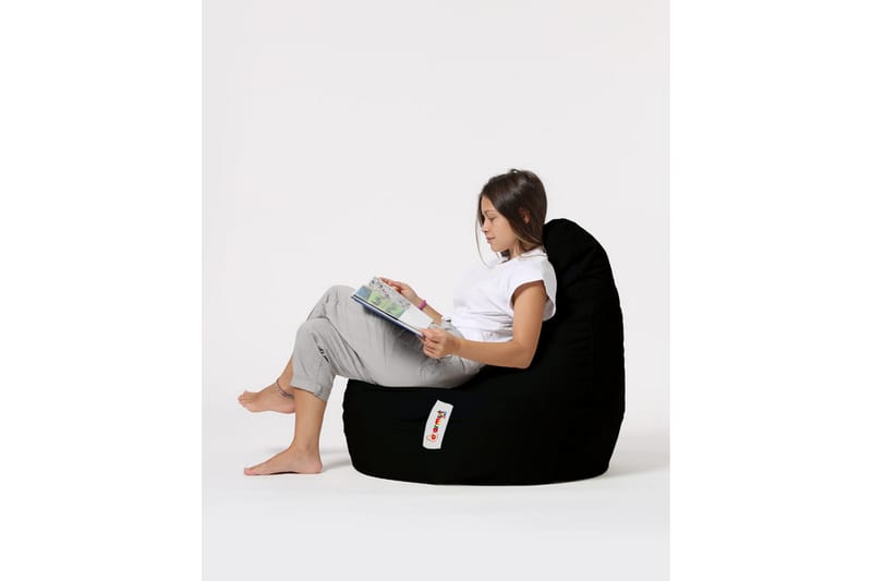 Sittsäck Utomhus Vinna 80 cm - Svart - Utemöbler & utemiljö - Utestol & trädgårdsstol - Sittsäckar utomhus