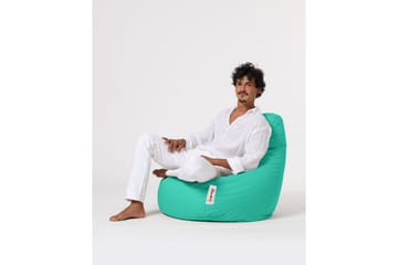 Sittsäck Utomhus Vinna 80 cm - Turkos - Utemöbler & utemiljö - Utestol & trädgårdsstol - Sittsäckar utomhus