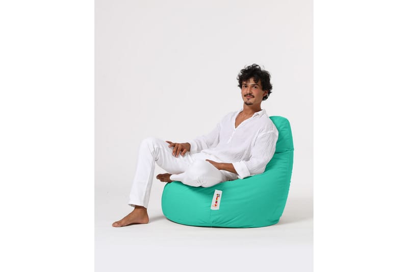 Sittsäck Utomhus Vinna 80 cm - Turkos - Utemöbler & utemiljö - Utestol & trädgårdsstol - Sittsäckar utomhus