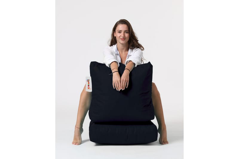 Sittsäck Utomhus Petone 55 cm - Svart - Utemöbler & utemiljö - Utestol & trädgårdsstol - Sittsäckar utomhus