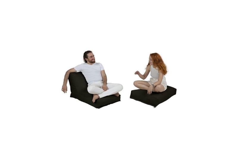 Sittsäck Utomhus Petone 55 cm - Svart - Utemöbler & utemiljö - Utestol & trädgårdsstol - Sittsäckar utomhus