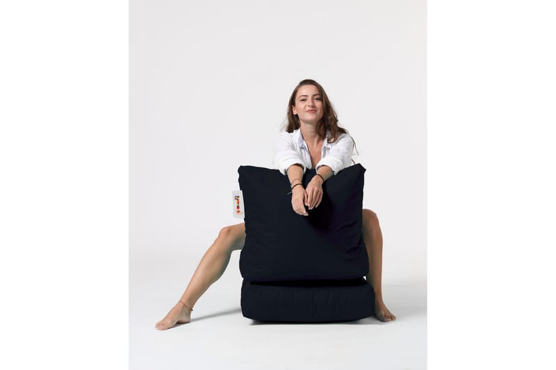 Sittsäck Utomhus Petone 55 cm - Svart - Utemöbler & utemiljö - Utestol & trädgårdsstol - Sittsäckar utomhus