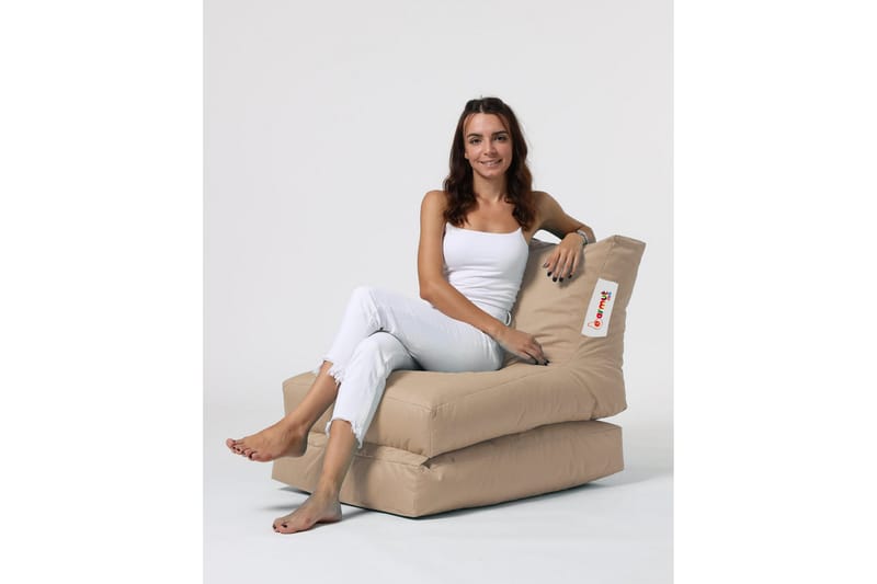 Sittsäck Utomhus Petone 55 cm - Beige - Utemöbler & utemiljö - Utestol & trädgårdsstol - Sittsäckar utomhus
