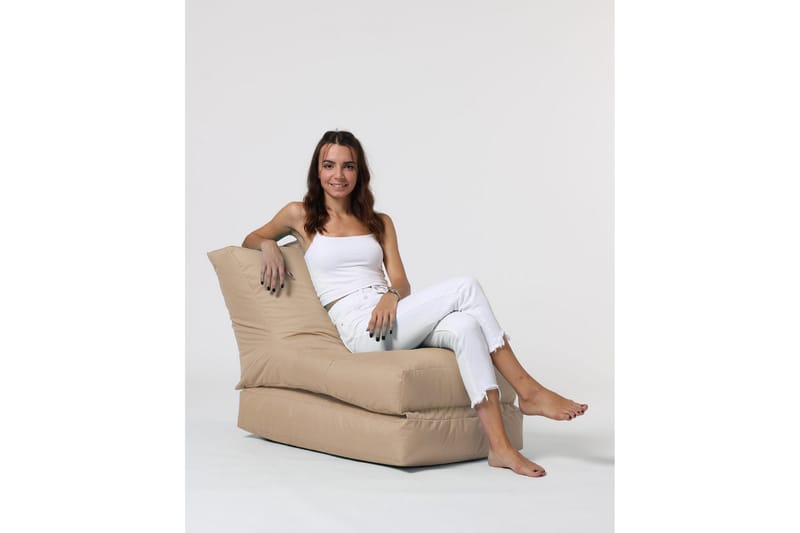 Sittsäck Utomhus Petone 55 cm - Beige - Utemöbler & utemiljö - Utestol & trädgårdsstol - Sittsäckar utomhus