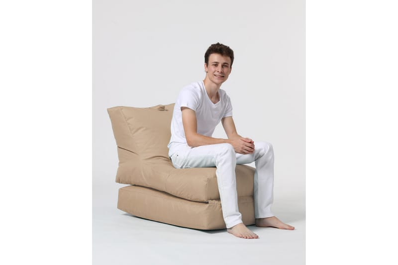 Sittsäck Utomhus Petone 55 cm - Beige - Utemöbler & utemiljö - Utestol & trädgårdsstol - Sittsäckar utomhus