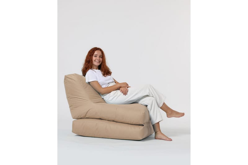 Sittsäck Utomhus Petone 55 cm - Beige - Utemöbler & utemiljö - Utestol & trädgårdsstol - Sittsäckar utomhus