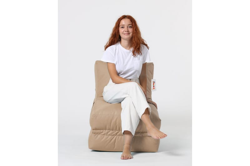 Sittsäck Utomhus Petone 55 cm - Beige - Utemöbler & utemiljö - Utestol & trädgårdsstol - Sittsäckar utomhus