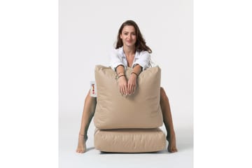 Sittsäck Utomhus Petone 55 cm - Beige - Utemöbler & utemiljö - Utestol & trädgårdsstol - Sittsäckar utomhus
