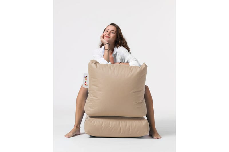 Sittsäck Utomhus Petone 55 cm - Beige - Utemöbler & utemiljö - Utestol & trädgårdsstol - Sittsäckar utomhus
