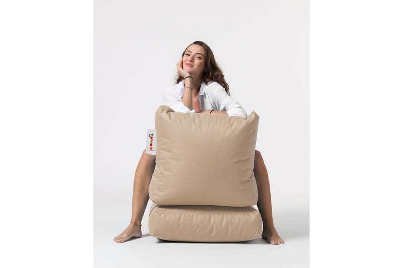 Sittsäck Utomhus Petone 55 cm - Beige - Sittsäckar utomhus