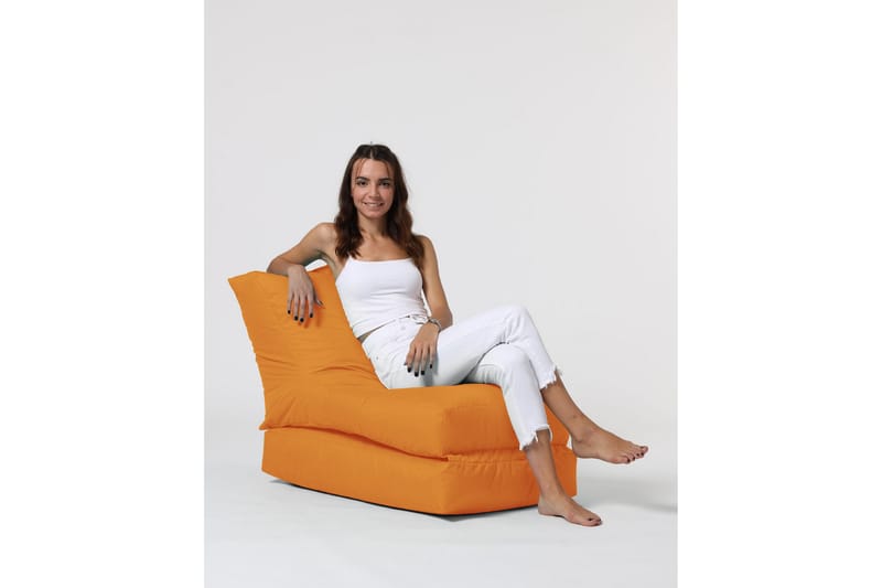 Sittsäck Utomhus Petone 55 cm - Orange - Utemöbler & utemiljö - Utestol & trädgårdsstol - Sittsäckar utomhus