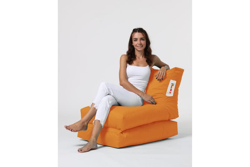 Sittsäck Utomhus Petone 55 cm - Orange - Utemöbler & utemiljö - Utestol & trädgårdsstol - Sittsäckar utomhus