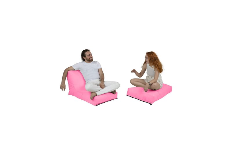 Sittsäck Utomhus Petone 55 cm - Rosa - Utemöbler & utemiljö - Utestol & trädgårdsstol - Sittsäckar utomhus