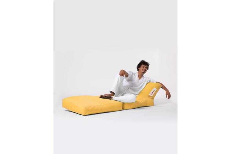 Sittsäck Utomhus Petone 55 cm - Gul - Utemöbler & utemiljö - Utestol & trädgårdsstol - Sittsäckar utomhus