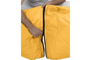 Sittsäck Utomhus Petone 55 cm - Gul - Utemöbler & utemiljö - Utestol & trädgårdsstol - Sittsäckar utomhus