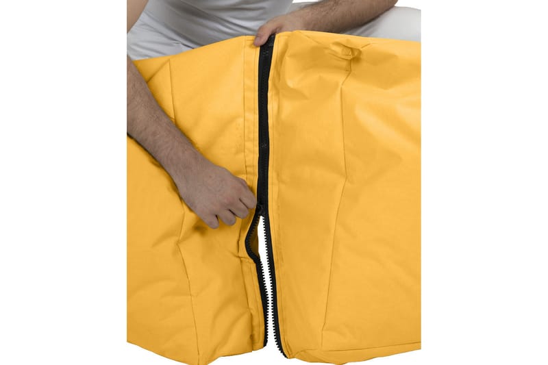 Sittsäck Utomhus Petone 55 cm - Gul - Utemöbler & utemiljö - Utestol & trädgårdsstol - Sittsäckar utomhus