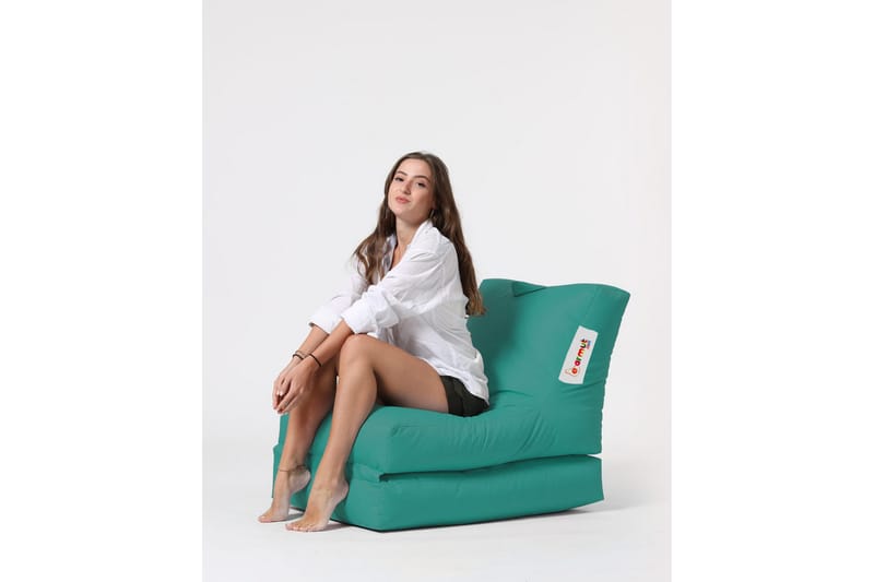 Sittsäck Utomhus Petone 55 cm - Turkos - Utemöbler & utemiljö - Utestol & trädgårdsstol - Sittsäckar utomhus