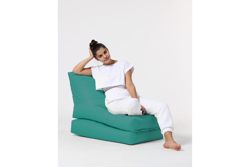 Sittsäck Utomhus Petone 55 cm - Turkos - Utemöbler & utemiljö - Utestol & trädgårdsstol - Sittsäckar utomhus