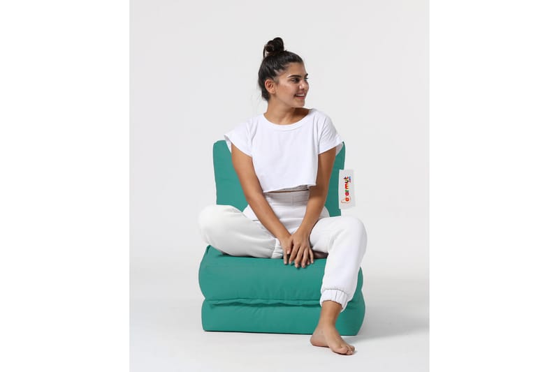 Sittsäck Utomhus Petone 55 cm - Turkos - Utemöbler & utemiljö - Utestol & trädgårdsstol - Sittsäckar utomhus