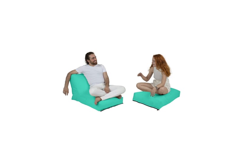 Sittsäck Utomhus Petone 55 cm - Turkos - Utemöbler & utemiljö - Utestol & trädgårdsstol - Sittsäckar utomhus