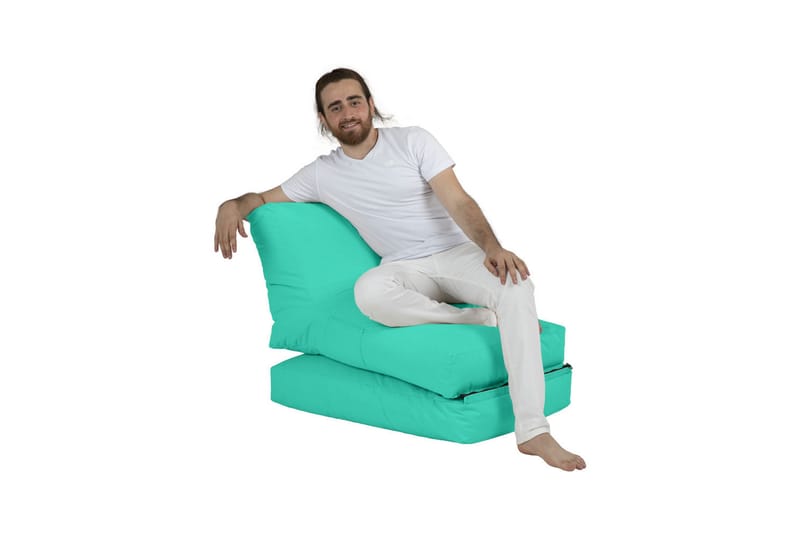 Sittsäck Utomhus Petone 55 cm - Turkos - Utemöbler & utemiljö - Utestol & trädgårdsstol - Sittsäckar utomhus