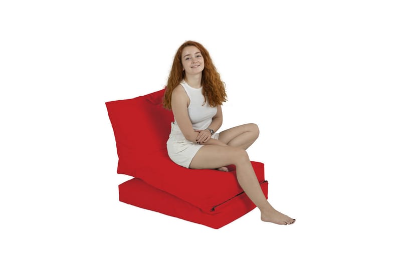Sittsäck Utomhus Petone 55 cm - Röd - Utemöbler & utemiljö - Utestol & trädgårdsstol - Sittsäckar utomhus