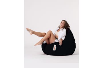 Sittsäckar utomhus Hunny Sittsäck Utomhus 115 cm Svart - Utemöbler & utemiljö - Utestol & trädgårdsstol - Sittsäckar utomhus