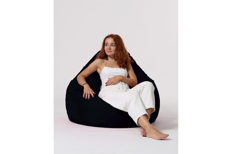 Sittsäckar utomhus Hunny Sittsäck Utomhus 115 cm Svart - Utemöbler & utemiljö - Utestol & trädgårdsstol - Sittsäckar utomhus